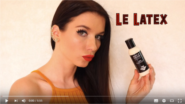 Le latex maquillage effet spéciaux – YouTube – Google Chrome