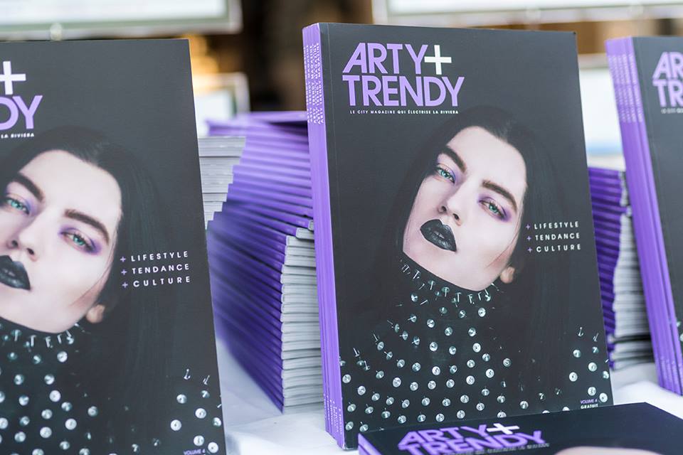magazine ARTY+TRENDY cover maquillage