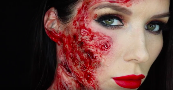 MAQUILLAGE VISAGE BRULÉ